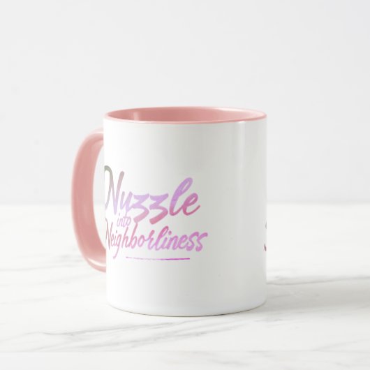 Duik in nabuurschap mok (Voorkant links)