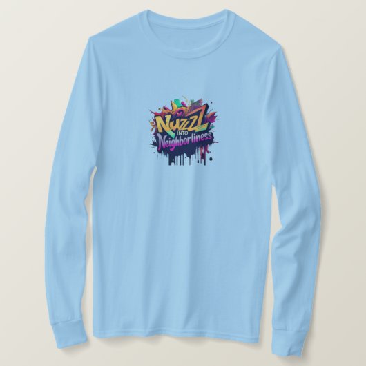 Duik in nabuurschap t-shirt (Design voorkant)