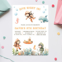 Duik in, onder het Zee, Duiken Verjaardag