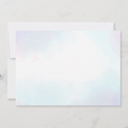 Duik in Vijf Meisje 5e Verjaardagsfeestfoto Kaart (Achterkant)