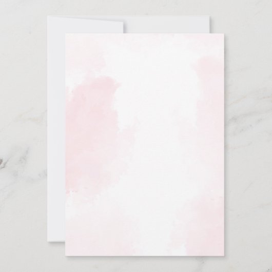 Duik in vijf - Summer Girl 5e verjaardagsfeestje Kaart (Achterkant)