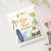 Duik in vijf Surven blauw 5e verjaardagsfeest Bedankzakje (Gezegeld)