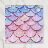 Duik in Vijf Zeemeermin 5e Verjaardag Bedankjes Labels (Achterkant)