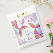 Duik in Vijf Zeemeermin 5e Verjaardag Bedankzakje (Gezegeld)