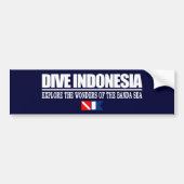 Duik Indonesië Bumpersticker (Voorkant)
