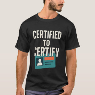 Duik instructeur duik bemanning trots leren onderw t-shirt