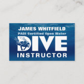 Duik instructeur - Scuba coach  Visitekaartje (Voorkant)