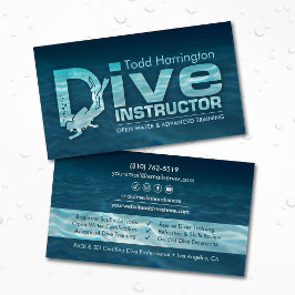 Duik instructeur - Scuba coach  Visitekaartje