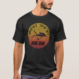 Duik instructeur Zwemcoach Reddingszwemmer Re T-shirt