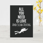 Duik Kaarten Duiker Snorkelen Sporten (Gele Bloem)