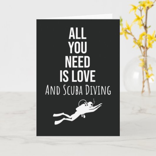 Duik Kaarten Duiker Snorkelen Sporten (Gele Bloem)