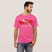Duik Kauai Hawaii Duiken Snorkelen T-shirt (Voorkant volledig)