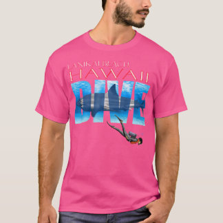 Duik Lanikai Beach Scuba Duiken Snorkelen T-shirt