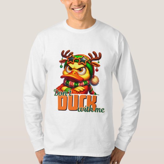 DUIK NIET MET ME MEE T-SHIRT (Voorkant)