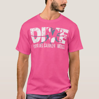 Duik Playa del Carmen Mexico Octopus Scuba Diving T-shirt