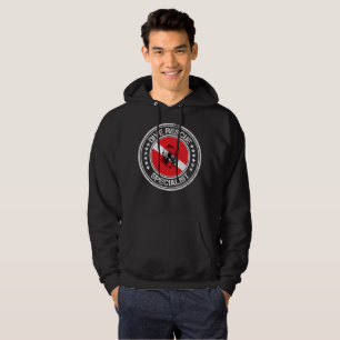 Duik Rescue Specialist Rubber Stamp Grunge Stijl Hoodie