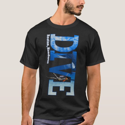 Duik Roatan Duiken Snorkelen T-shirt (Voorkant)