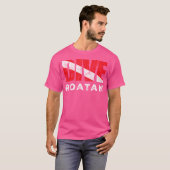 Duik Roatan Scuba Diver Dive Flag Diving T-shirt (Voorkant volledig)