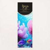 Duik Roze Koraal - Yoga Mat (Voorkant)