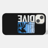 Duik Scuba Duiken Vintage Vrijduiken Duikers Cadea iPhone Hoesje (Achterkant horizontaal)