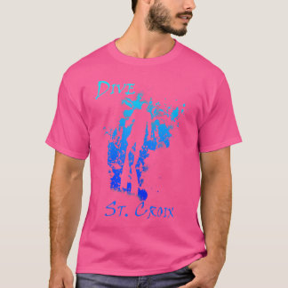 Duik St Croix U S V I Vakantie Duiken T-shirt