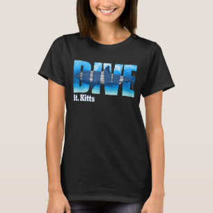 DUIK St. Kitts SCUBA Duiken Snorkelen T-shirt