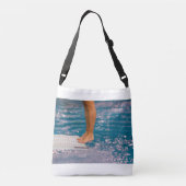 duik van duikplank op kruisstukzak crossbody tas (Achterkant)