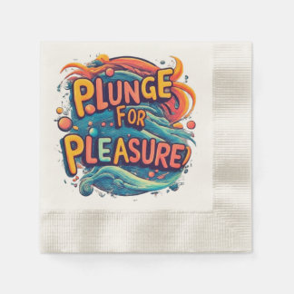 Duik voor het plezier servet