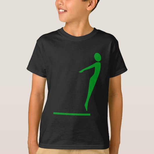 Duikafbeelding - Groen gras T-shirt (Voorkant)