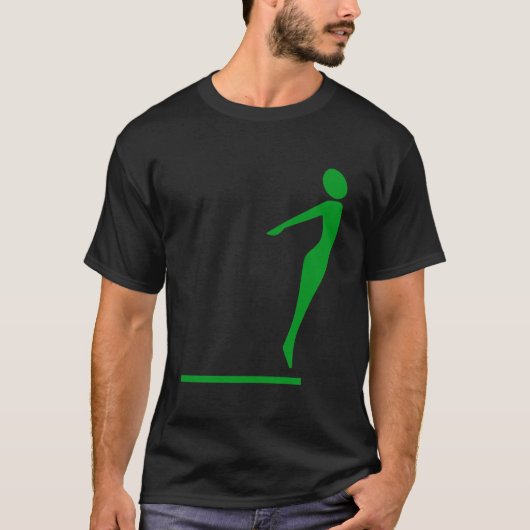 Duikafbeelding - Groen gras T-shirt (Voorkant)
