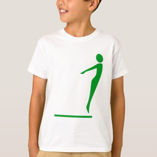 Duikafbeelding - Groen gras T-shirt (Voorkant)
