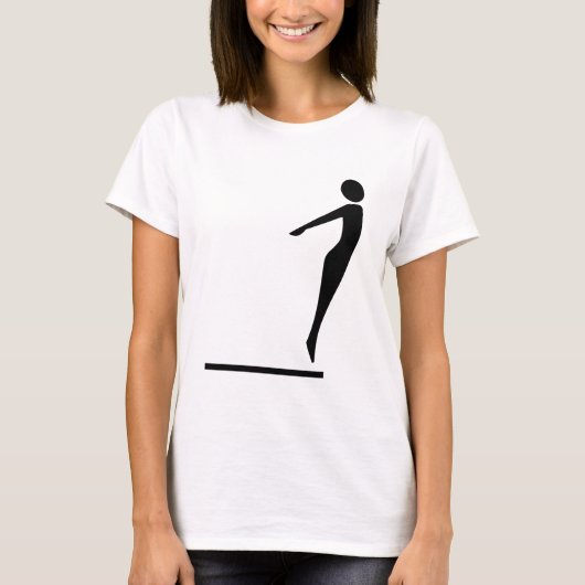 Duikafbeelding - zwart t-shirt (Voorkant)