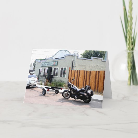 Duikbar, The Goldfish Tavern, Point Defiance, Rus Bedankkaart (Voorkant)