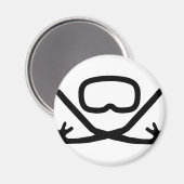 duikbril en snorkel magneet (Voorkant / Achterkant)