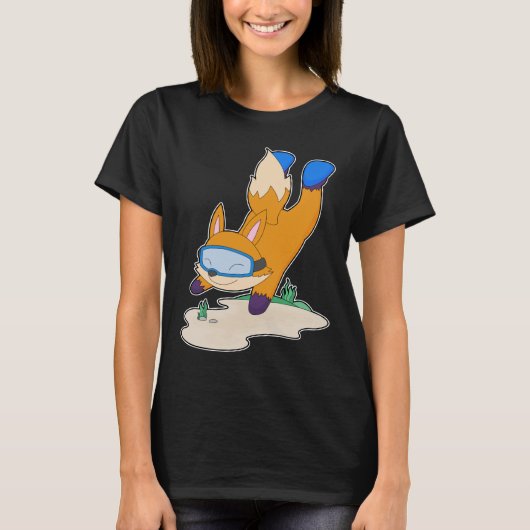 Duikbril voor zwemmen t-shirt (Voorkant)