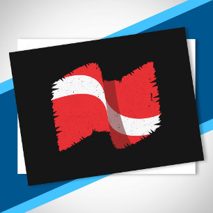 Duikcadeau - Duiker Onder Vlag - Duiker Briefkaart
