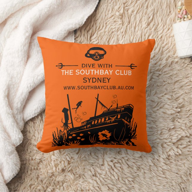 duikclub voor scheepswrakken kussen (Deken)