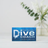 Duikcoach - Schuba-instructeur Visitekaartje (Staand voorkant)