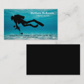 duikcoach visitekaartje (Voorkant / Achterkant)