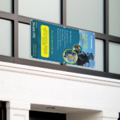 Duikcursus op maat spandoek (Buitenkant Gebouw)