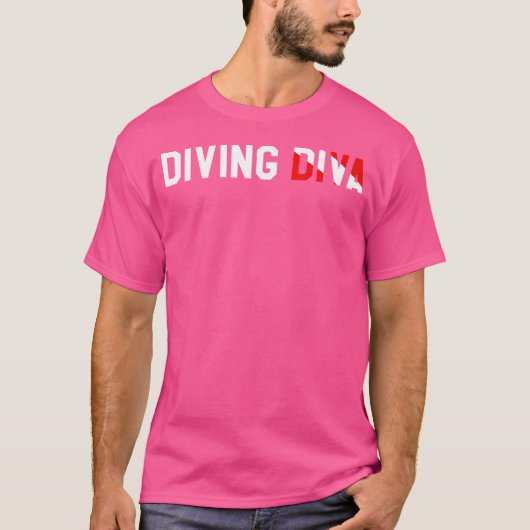 Duikdiva T-shirt (Voorkant)