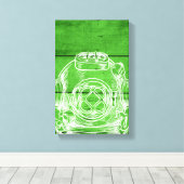 Duikdoek Canvas Afdruk (Insitu (Houten vloer))