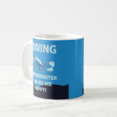 Duiken Duiken Onderwater Duiker Koffiemok (Voorkant links)