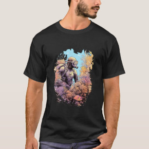 Duiken Duiker Koraalriffen Onderwater Zee Oceanië T-shirt