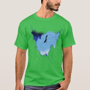 Duiken Duiker Scuba Free Dive Spear Gevist T-shirt