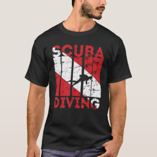 Duiken Duikvlag Duik Duiker T-shirt