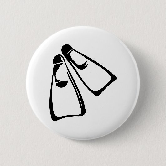 Duiken - Fins Ronde Button 5,7 Cm (Voorkant)