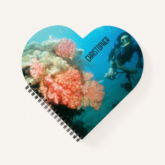 Duiken gepersonaliseerd notitieboek (Voorkant)