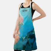 Duiken gepersonaliseerd schort (Insitu)