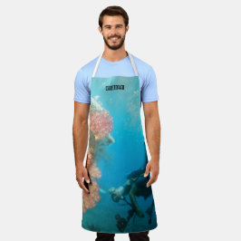 Duiken gepersonaliseerd schort